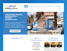 Tablet Screenshot of garagepiedigrotta.com